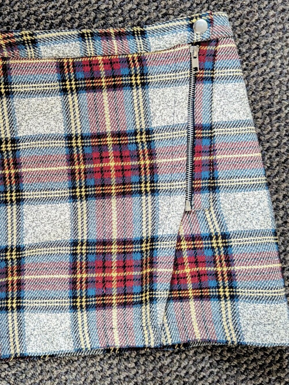 Topshop plaid skirt